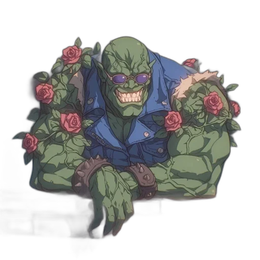 flower, creature, crown, concept art transparent PNG cut-out