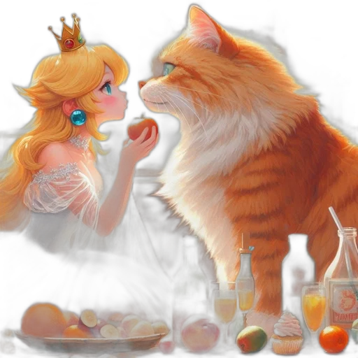 food, crown, concept art, fantasy art transparent PNG cut-out