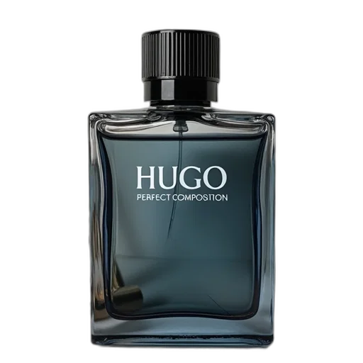 bottle, photorealistic, hugo, edt transparent PNG cut-out