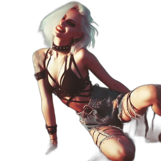 cyberpunk, concept art, fantasy art, photorealistic transparent PNG cut-out