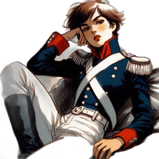jacket, staff, concept art, pixel art transparent PNG cut-out