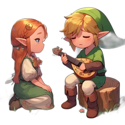 pixel art, concept art, watercolor, fantasy art transparent PNG cut-out