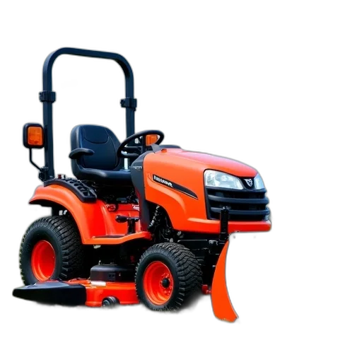 weapon, kubota, orange, lawn transparent PNG cut-out