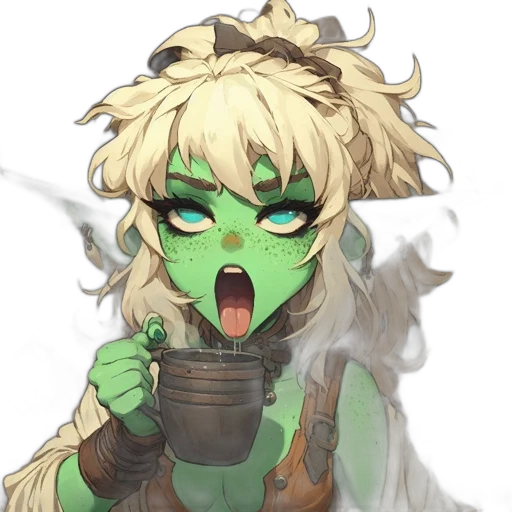 mask, staff, dragon, creature transparent PNG cut-out