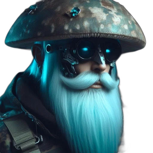 hat, face, concept art, fantasy art transparent PNG cut-out