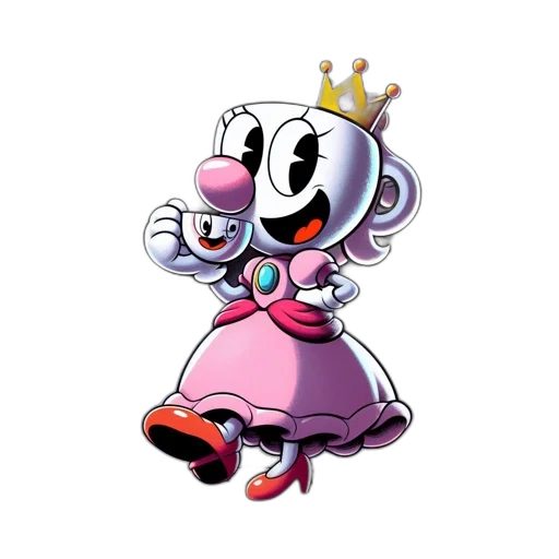 crown, robot, dress, staff transparent PNG cut-out
