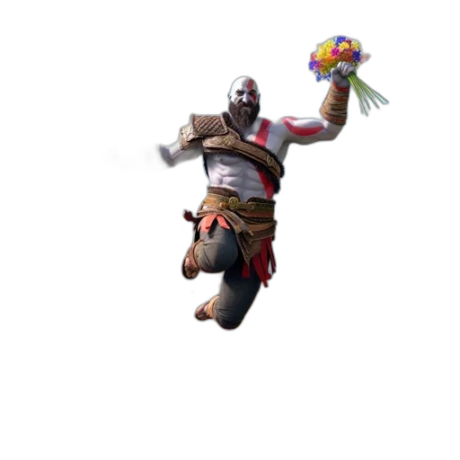 weapon, staff, creature, mask transparent PNG cut-out