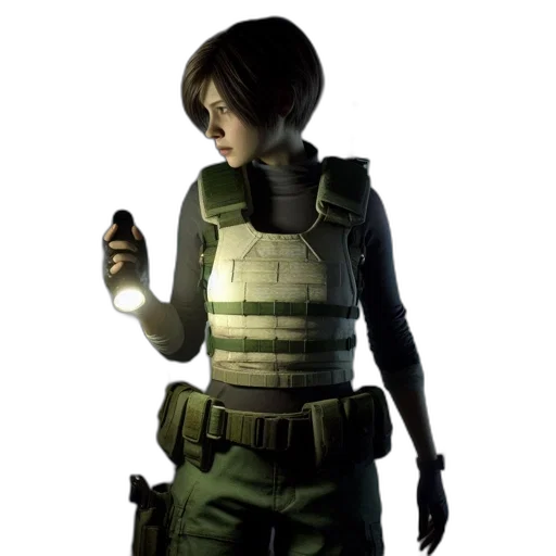 jacket, weapon, staff, concept art transparent PNG cut-out