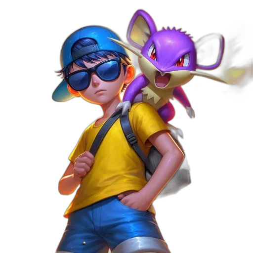 staff, hat, animal, creature transparent PNG cut-out