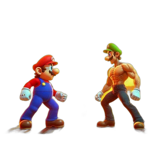3d render, concept art, pixel art, comic book art transparent PNG cut-out