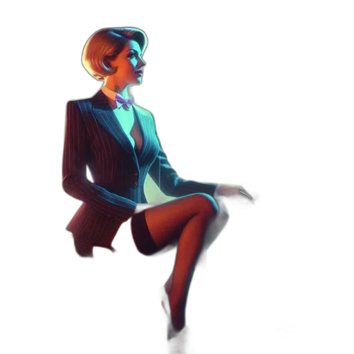 jacket, staff, dress, robot transparent PNG cut-out
