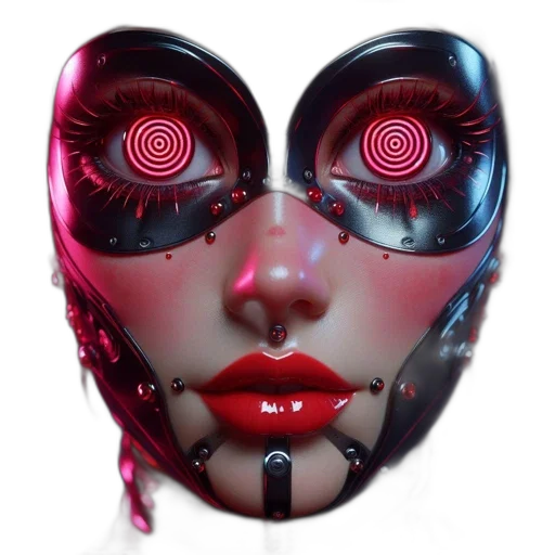 mask, face, robot, jewelry transparent PNG cut-out