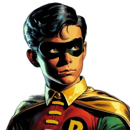 face, mask, comic book art, photorealistic transparent PNG cut-out