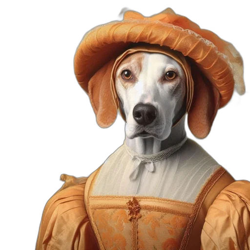 hat, dress, animal, face transparent PNG cut-out