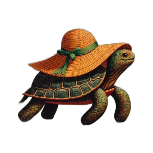 hat, animal, creature, staff transparent PNG cut-out
