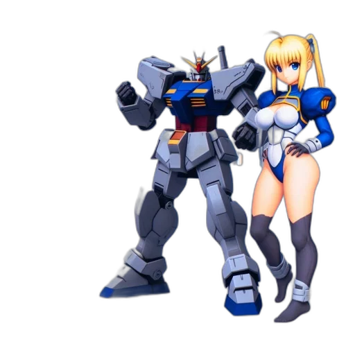 robot, weapon, concept art, pixel art transparent PNG cut-out
