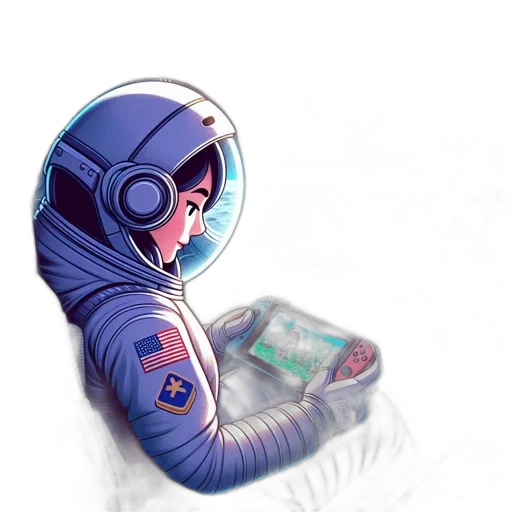 robot, jacket, concept art, pixel art transparent PNG cut-out