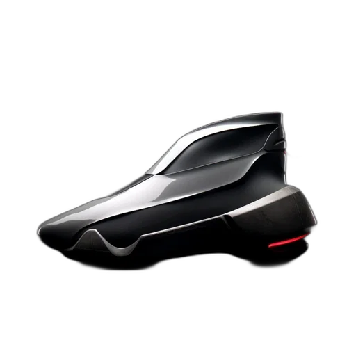 shoes, car, 3d render, concept art transparent PNG cut-out