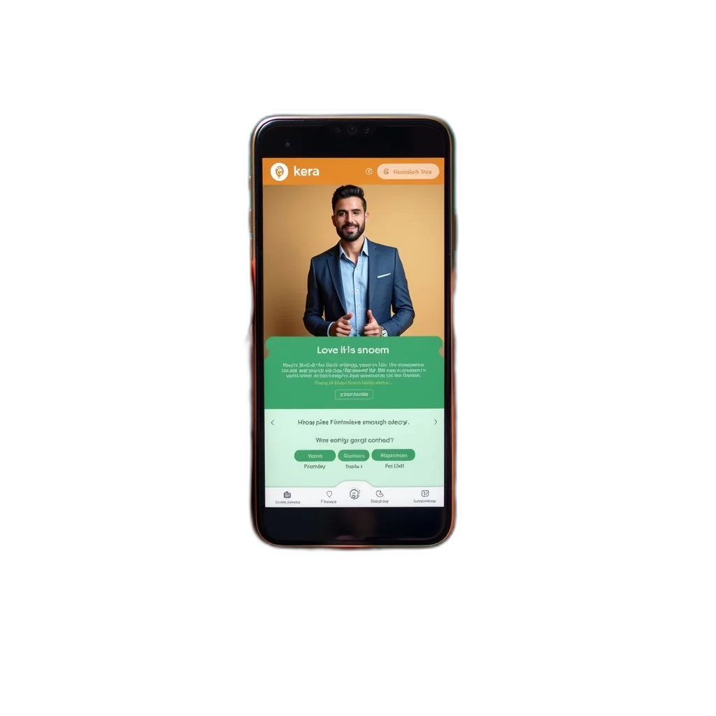 staff, person, holding, smartphone transparent PNG cut-out