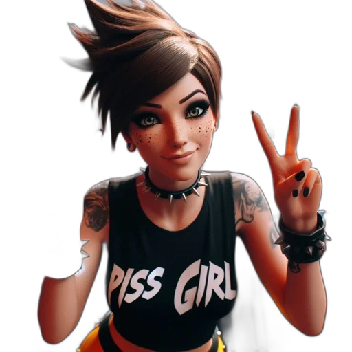 dress, face, staff, concept art transparent PNG cut-out