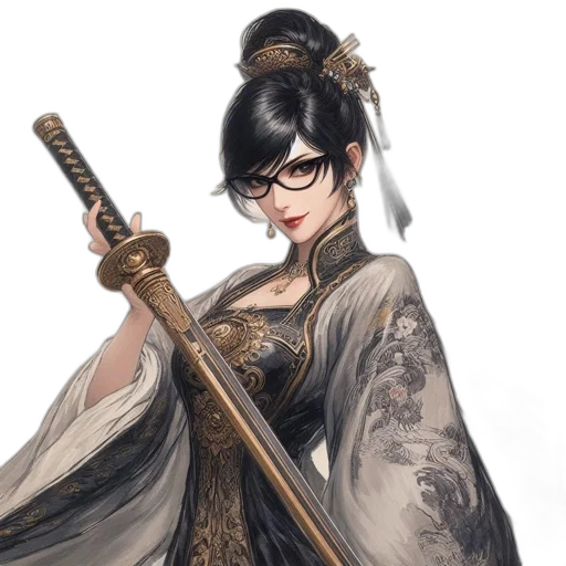 staff, weapon, sword, dress transparent PNG cut-out