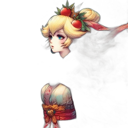 crown, staff, hat, mask transparent PNG cut-out