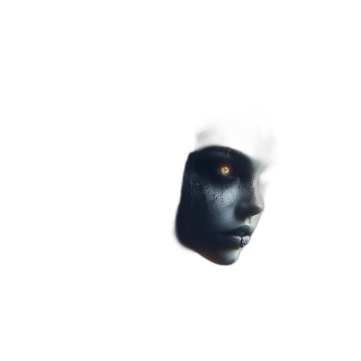 mask, face, creature, robot transparent PNG cut-out