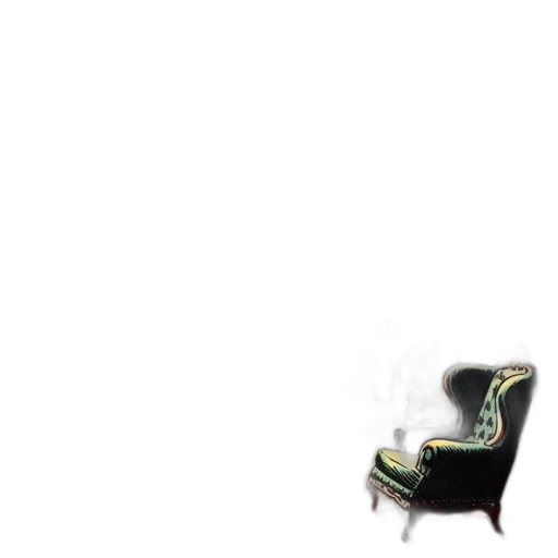 furniture, hair, crown, dress transparent PNG cut-out