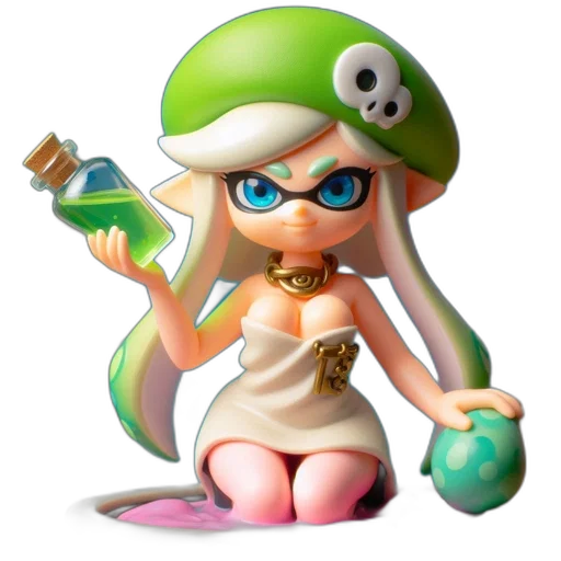 weapon, dress, staff, 3d render transparent PNG cut-out