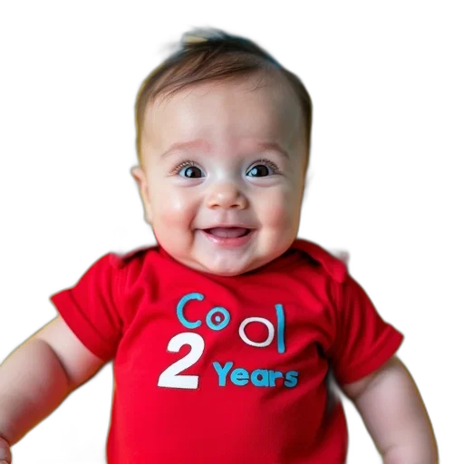 face, photorealistic, 3d render, baby transparent PNG cut-out
