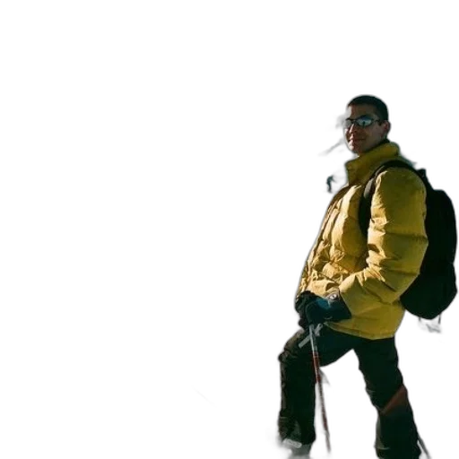 jacket, staff, 3d render, concept art transparent PNG cut-out
