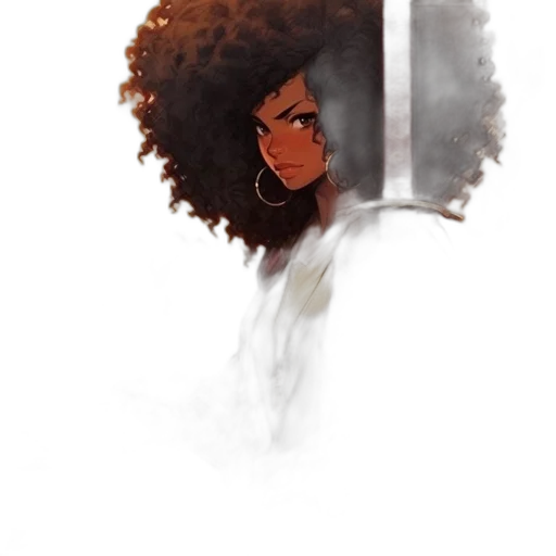 sword, hair, face, weapon transparent PNG cut-out