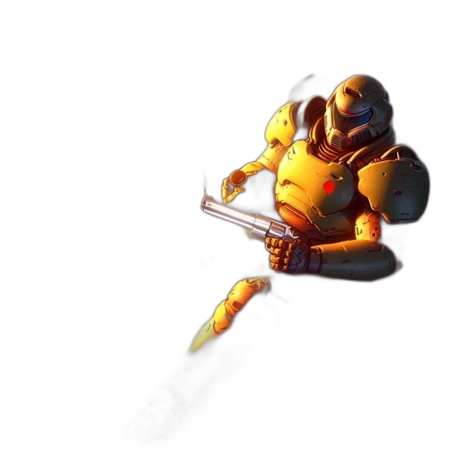 robot, weapon, staff, sword transparent PNG cut-out