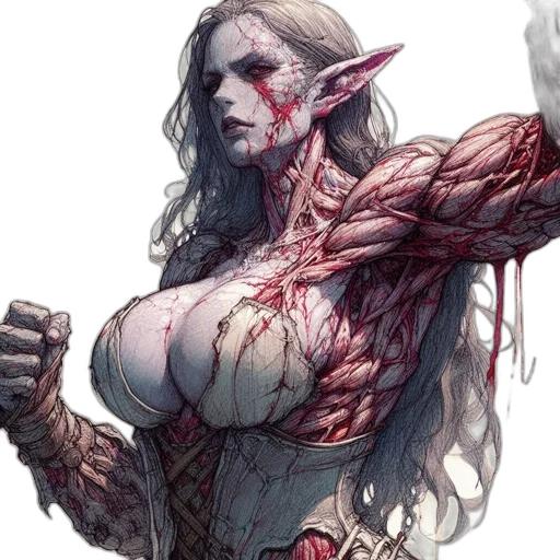 comic book art, fantasy art, concept art, pixel art transparent PNG cut-out