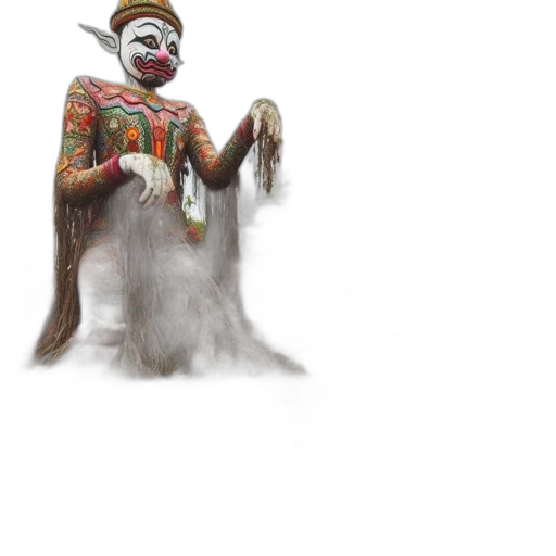 mask, creature, staff, animal transparent PNG cut-out
