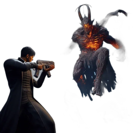 weapon, dragon, creature, mask transparent PNG cut-out