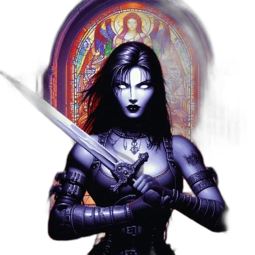 sword, weapon, comic book art, concept art transparent PNG cut-out
