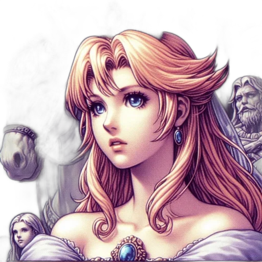 face, crown, fantasy art, concept art transparent PNG cut-out