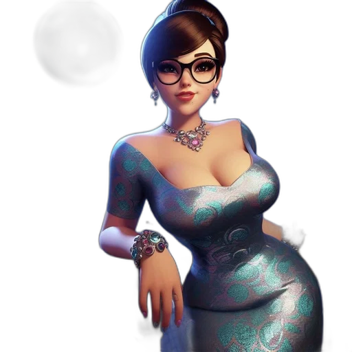 dress, staff, fantasy art, concept art transparent PNG cut-out