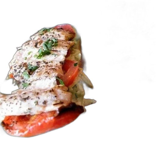 food, photorealistic, 3d render, sandwich transparent PNG cut-out