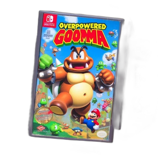 concept art, overpowered, goomba, game transparent PNG cut-out