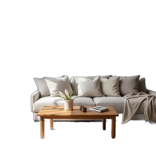 furniture, 3d render, photorealistic, concept art transparent PNG cut-out