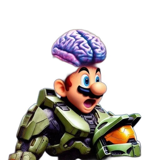 robot, crown, weapon, hat transparent PNG cut-out