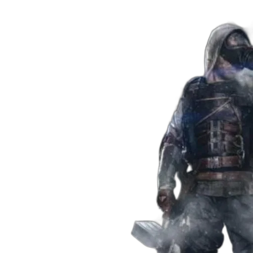 jacket, weapon, concept art, promotional transparent PNG cut-out