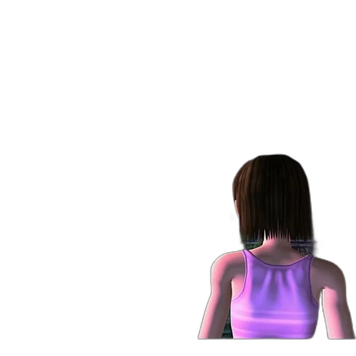 robot, dress, hair, face transparent PNG cut-out