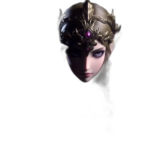 crown, mask, jewelry, face transparent PNG cut-out