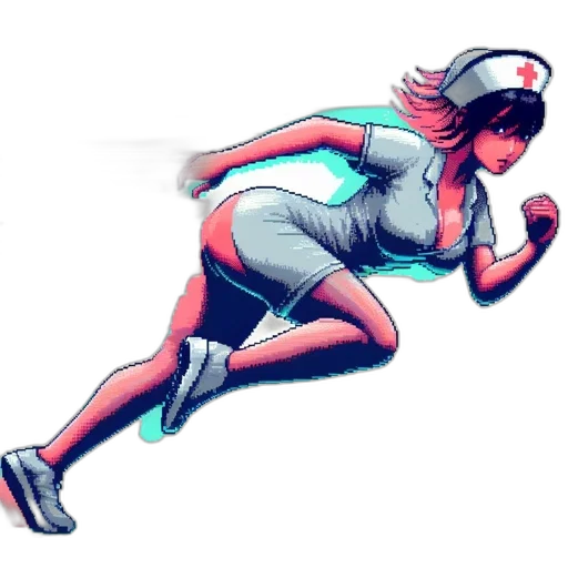 concept art, comic book art, pixel art, cartoon transparent PNG cut-out