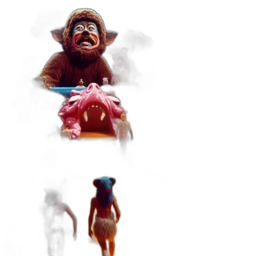 creature, mask, face, concept art transparent PNG cut-out