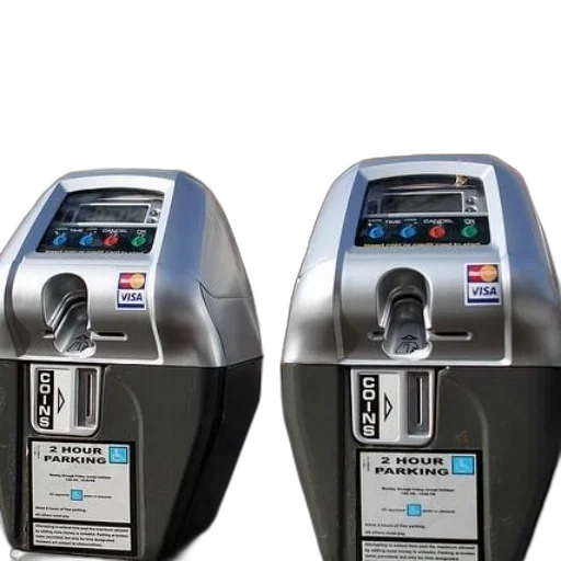 robot, 3d render, two, parking transparent PNG cut-out
