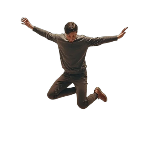 jacket, creature, 3d render, young transparent PNG cut-out